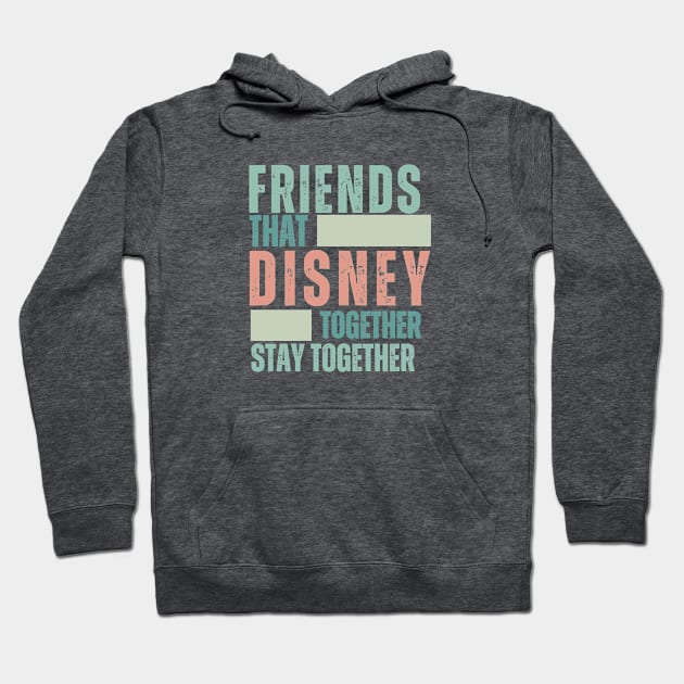 Disney Friends Forever Tee Hoodie by Merch by Seconds to Go